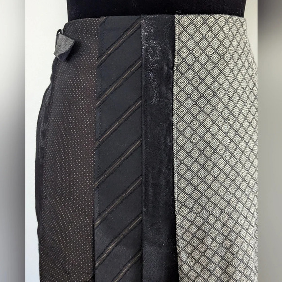 Kenzo Wool Wrap Skirt Buckle Closure Vintage Rare Size 36 - Picture 7 of 14